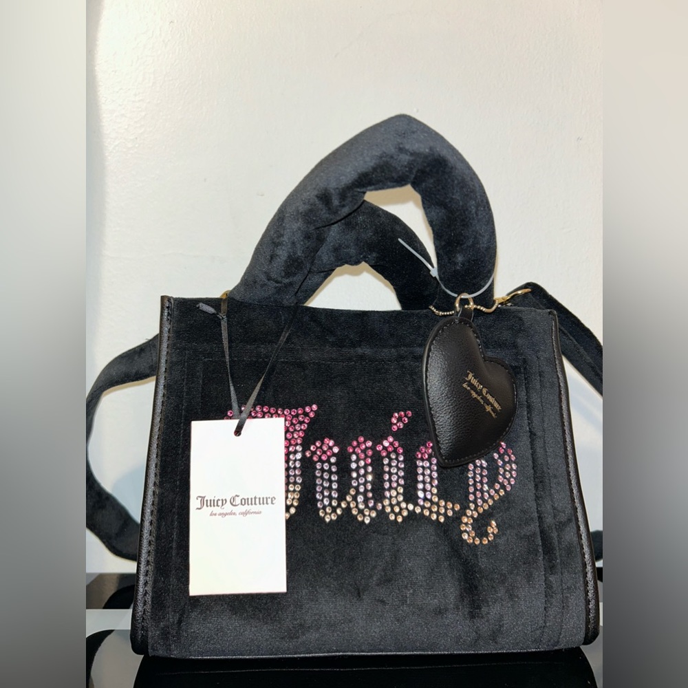 Juicy Couture Black Licorice Mini Tote